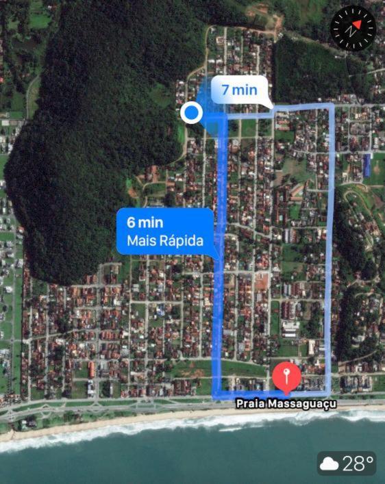 Casa Na Praia Massaguacu - Карагуататуба Экстерьер фото